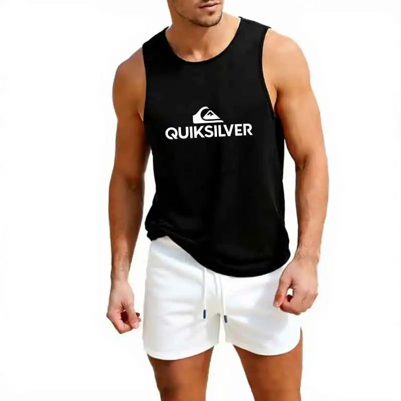 Gym Tank Top Running Sleeveless Shirt Fitness Workout Vest Men