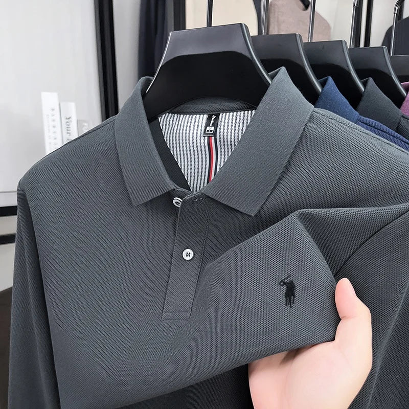100% pure cotton autumn and winter men's fashion sports brand