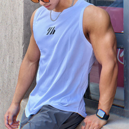 2024 newest Summer Gym Vest High Quality mesh Shirt Sleeveless