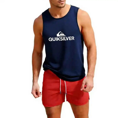 Gym Tank Top Running Sleeveless Shirt Fitness Workout Vest Men