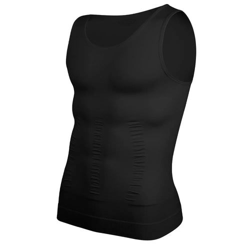 Men Compression Shirt for Body Shaper Slimming Vest Tight Tummy