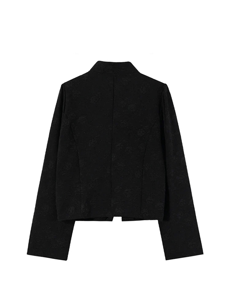 Women's Black Shirts and Blouse 90s Y2k Vintage Harajuku 2000s Chinese