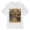 Tung Sahur Graphic Printed T-Shirt Men Summer Casual Loose Fashion