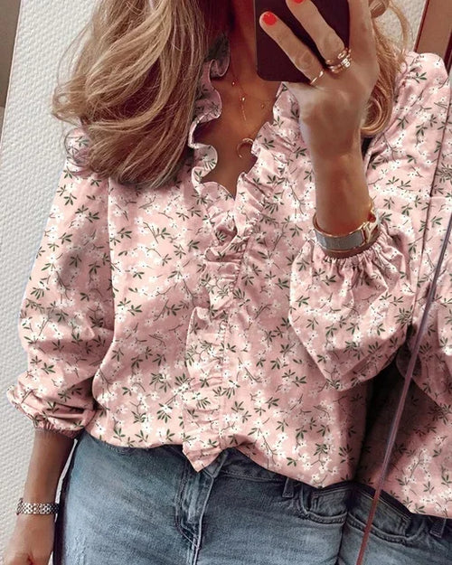 Autumn Womens Tops And Blouses Elegant Long Sleeve White OL Shirt