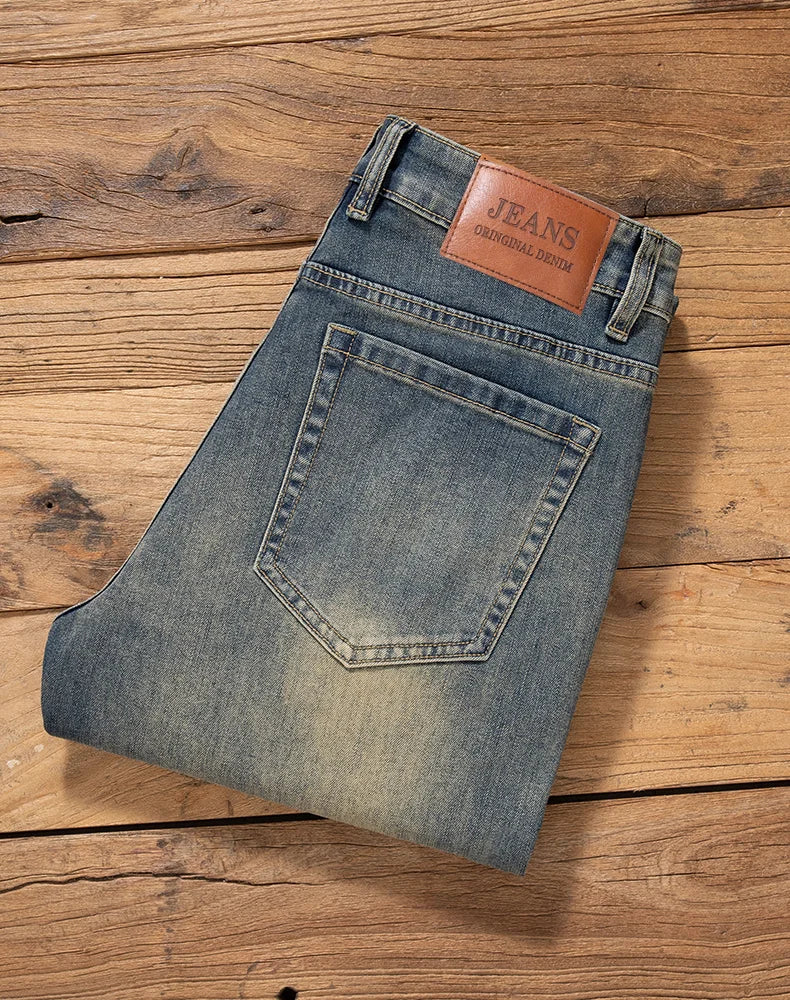 Men's Premium Lightweight Business Stretch Denim Pants - Versatile