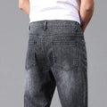 High Cotton Stretch Jeans for Men Loose Straight Leg 2025 Summer Slim