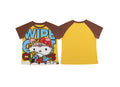 New Sanrio Hello Kitty Anime Fashion Short Tops Y2k Summer Cute Tees