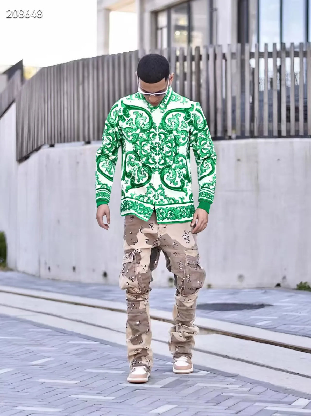 Fashion Men Shirts 2025 Popular European Design Party Style  Men's