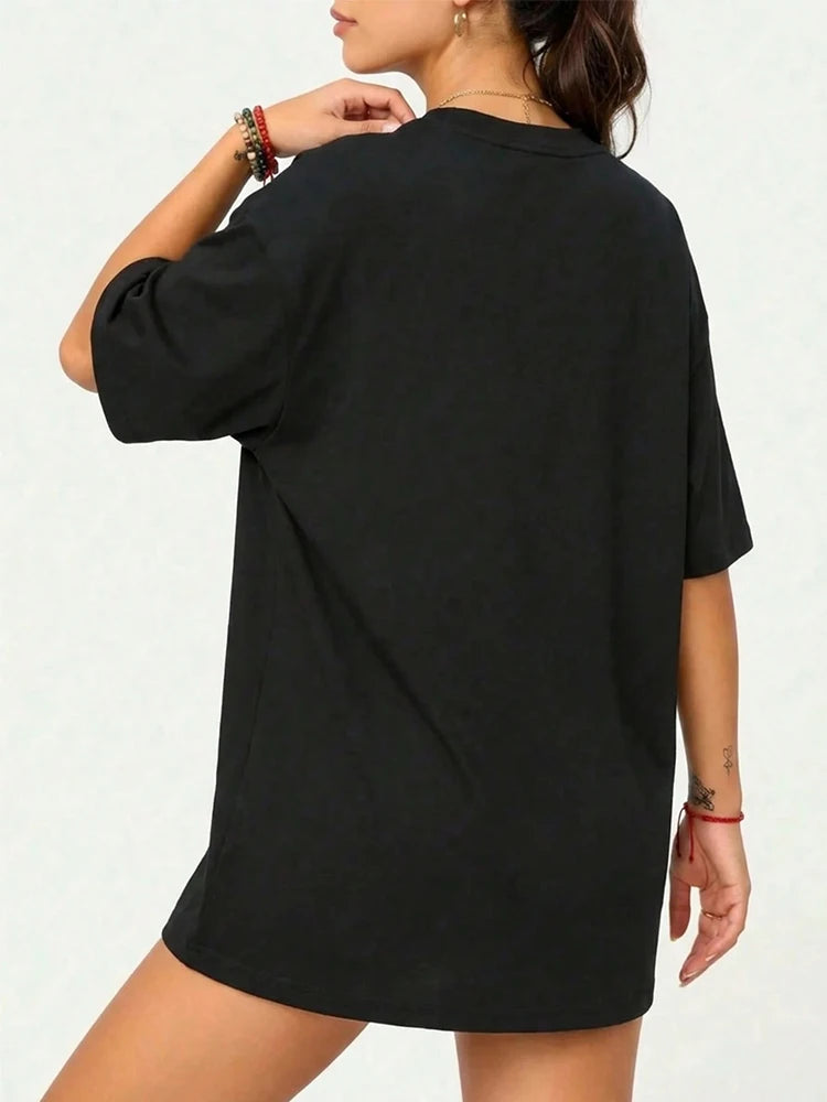 2026 Spring Summer Women's Casual T-shirts High Quality 100% Cotton