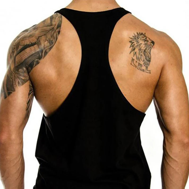 Installing Muscles Please Wait Y-back Tank Tops Gym Fitness