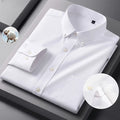 100%Cotton Men's Oxford Shirt Long Sleeved For Male Comfort Breathable