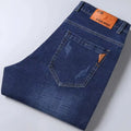 2026 New Korean Men's Casual Long Jeans Classic Man Straight Denim