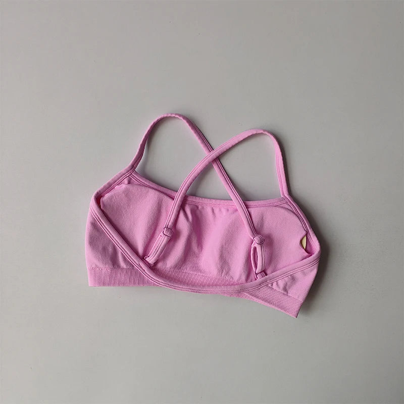 Gathering Shock-proof and Beautiful Back Seamless Sports Bras Gym