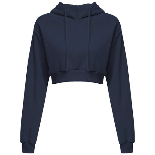 New Fashion Women Hoodie Sweatshirt Short Top Coat Sport Pullover