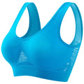 Women's Plus Size Breathable Mesh Sports Bra Ladies Seamless Non-wire