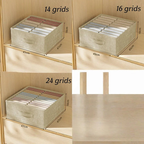 1pc Wardrobe Clothes Storage Organizer Pants Sweater T-Shirt Storage