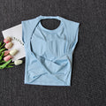 Sexy Short Yoga Top Backless Fixed Chest Pad Sports T-shirt Vest