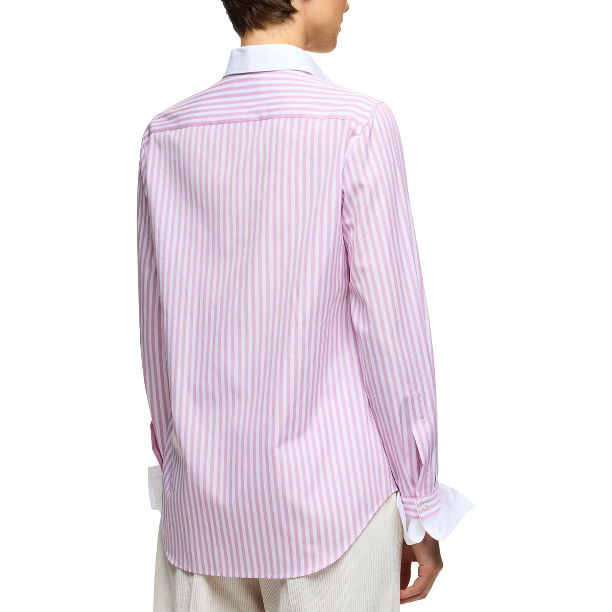New Women Shirts Strip Long Sleeve Blouse Patchwork Embroidered