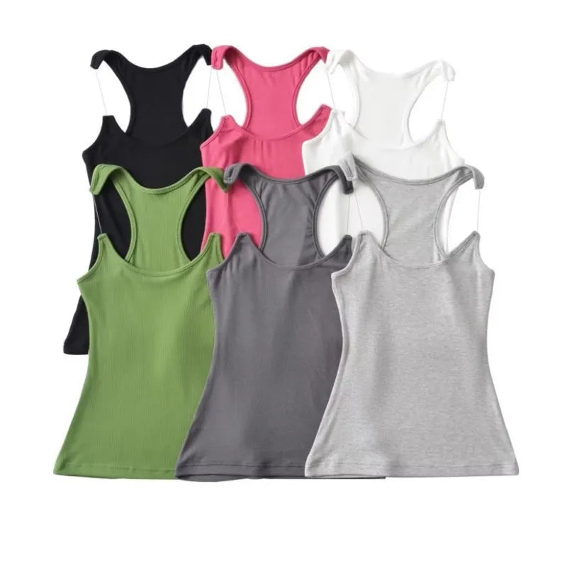 Women's Sexy Transparent Invisible Straps Tank Top Camisole Tee New