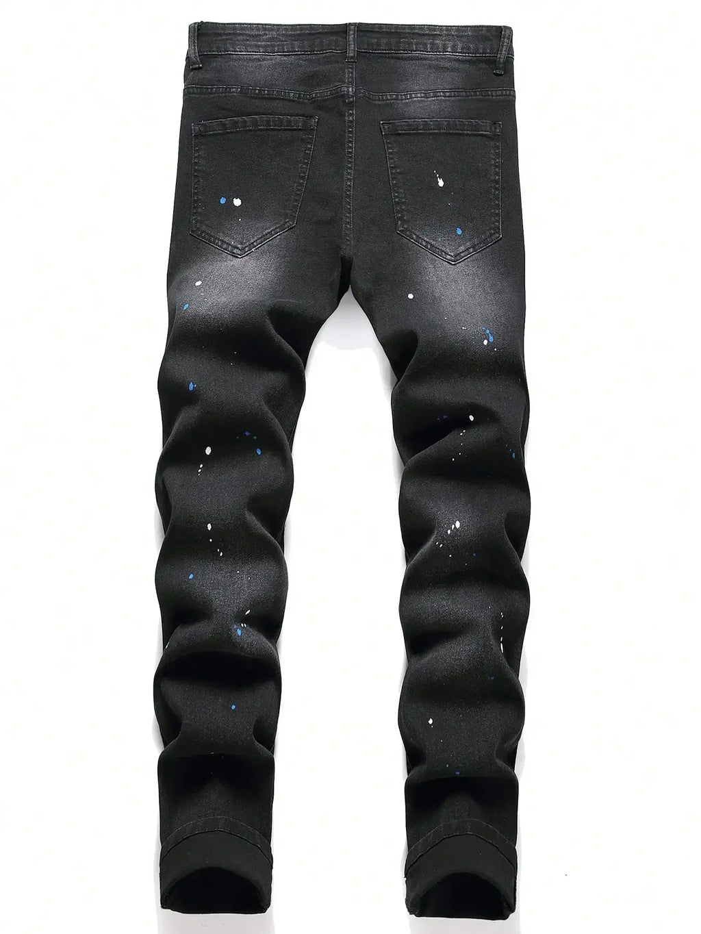Men y2k Stretchy Skinny Denim Jeans For Men Casual pants Ripped