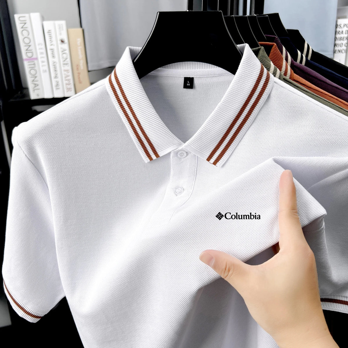 100% pure cotton summer new men's original letter embroidery short