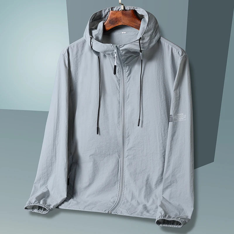 2023 Summer Hooded Jacket Men Women Sun Protection Clothing Fishing