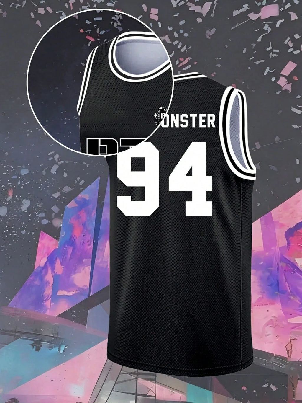Men #92 Jersey Black Mesh Sleeveless Basketball Style Tank ARMY Fan