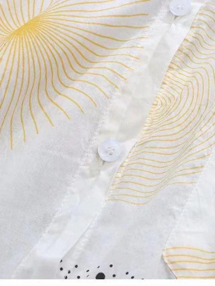 Plus Size Fashion White Shirt New Outerwear Top Women Chic Blouse 2023