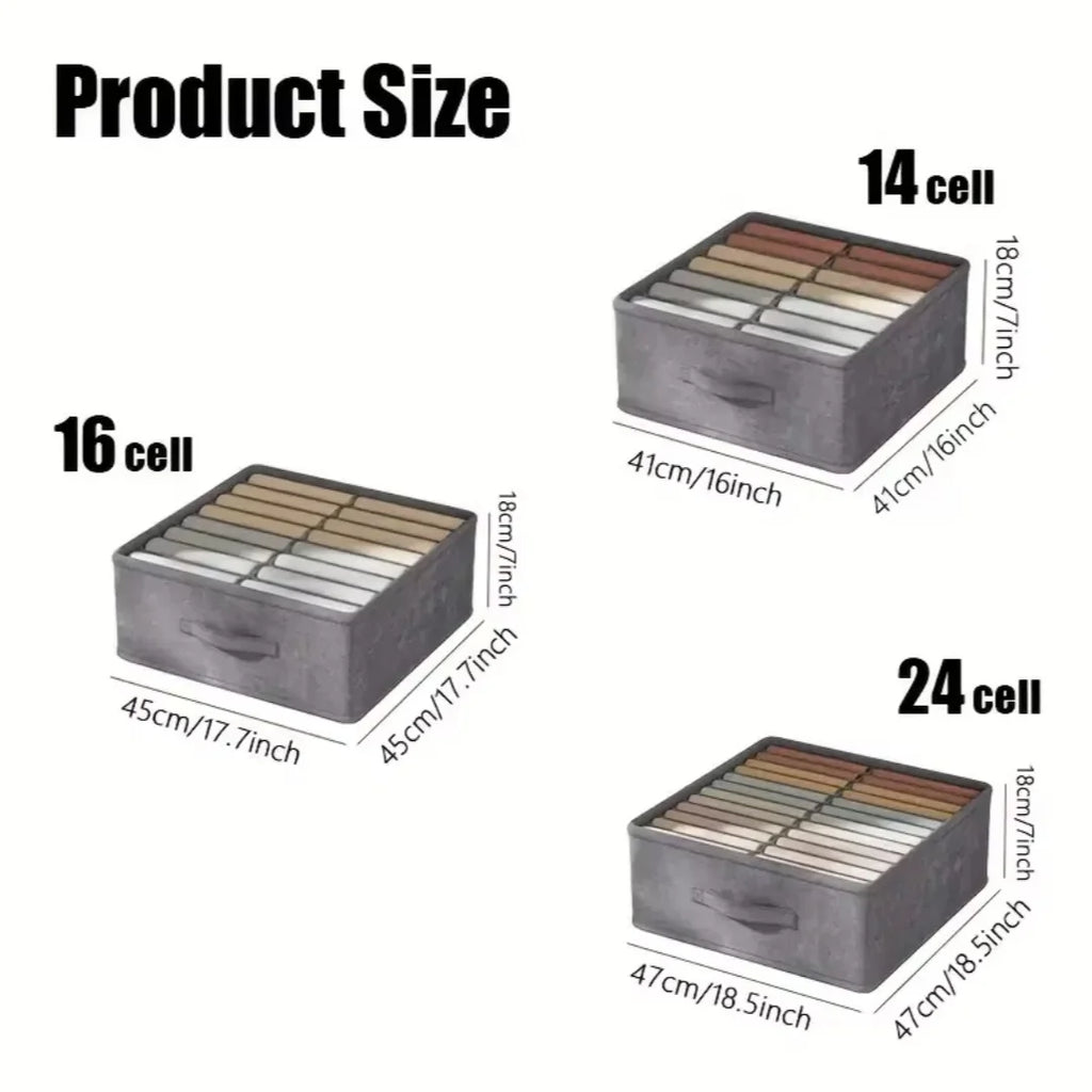 1pc Wardrobe Clothes Storage Organizer Pants Sweater T-Shirt Storage