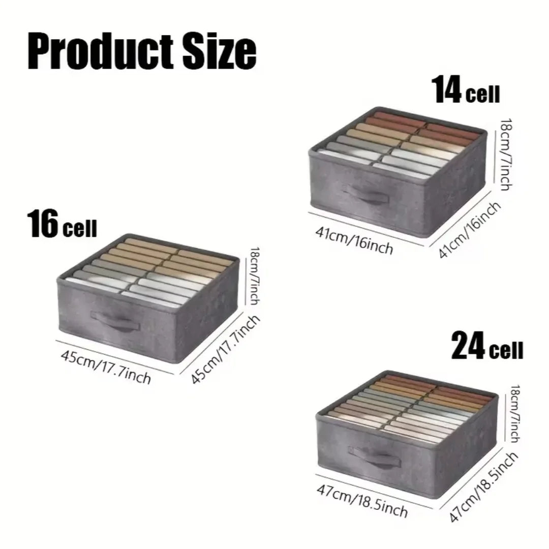 1pc Wardrobe Clothes Storage Organizer Pants Sweater T-Shirt Storage
