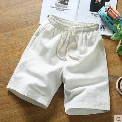 2024 Linen Shorts Men Big Tall Summer Plus Size 6XL 7XL 8XL 9XL 10XL Elastic