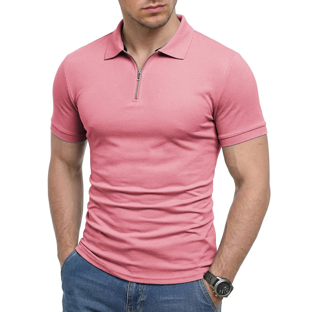 Summer Men's Short Sleeve Polo Shirts Mens Casual Shirts Dry Fit