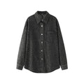 Semir Women Shirt Denim Long Sleeve Oversize Soft Loose Retro Street