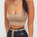 Womens Summer Camis Tanks Tops Sleeveless Cotton Bustier Unpadded