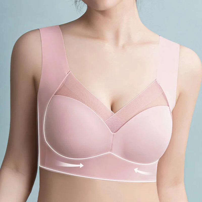 Women Lace Sport Bras Plus Size Seamless Bra Bralette Backless Lady
