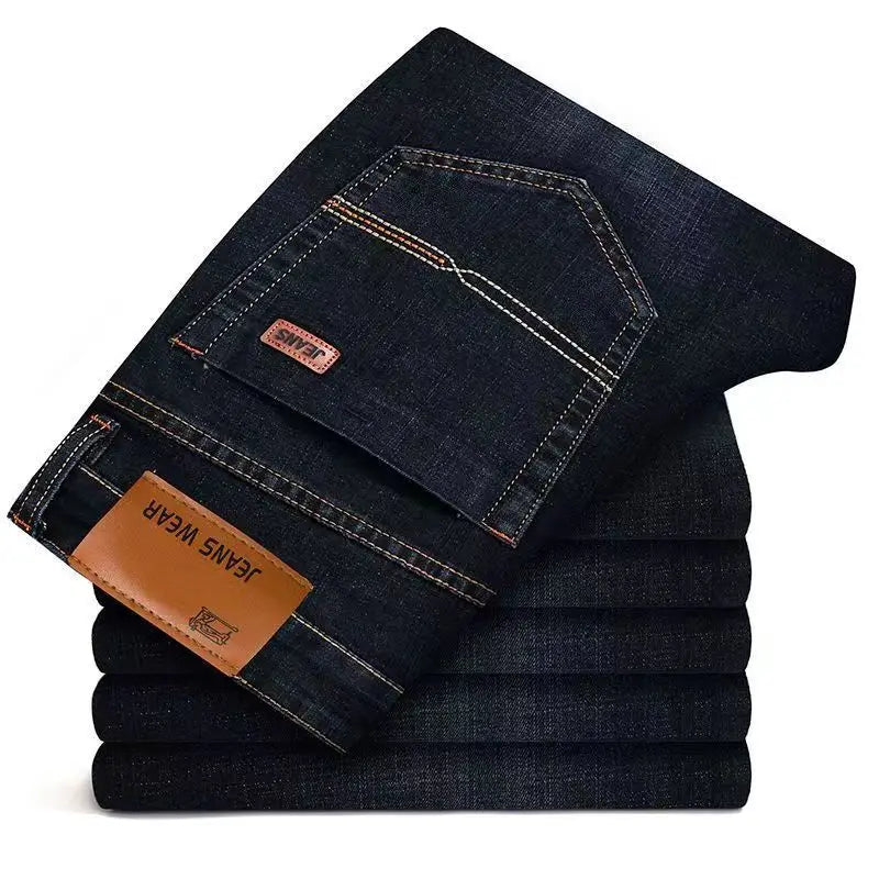 025 New Streetwear Loose Jeans Men Korean Style Fashion Loose Straight