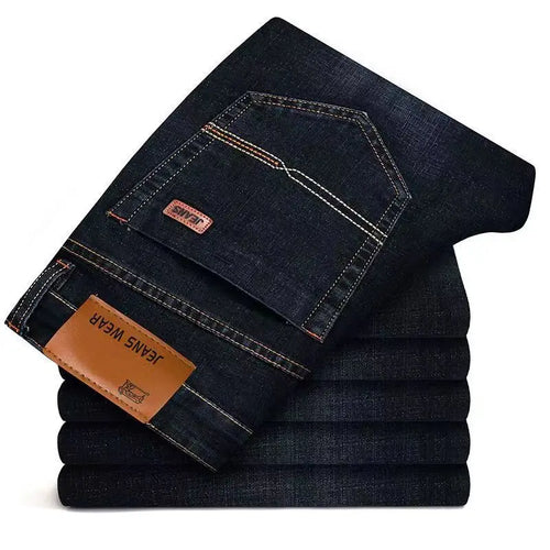 025 New Streetwear Loose Jeans Men Korean Style Fashion Loose Straight