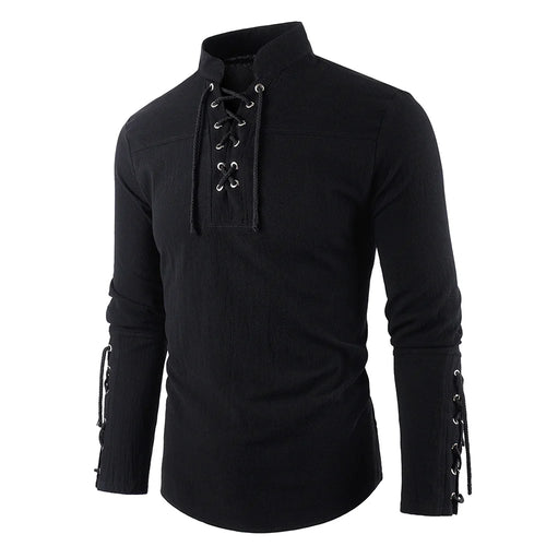 Men's Medieval Pirate Dress Stylish Streetwear Halloween Gothic Style