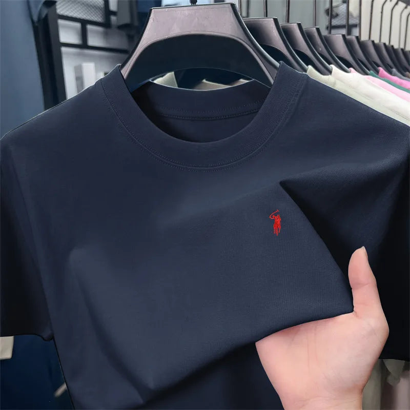 100% cotton men's short sleeve T-shirt fashion brand Paul Pony