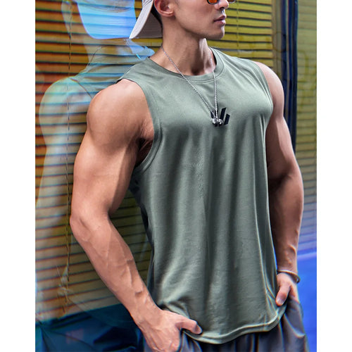 2024 newest Summer Gym Vest High Quality mesh Shirt Sleeveless