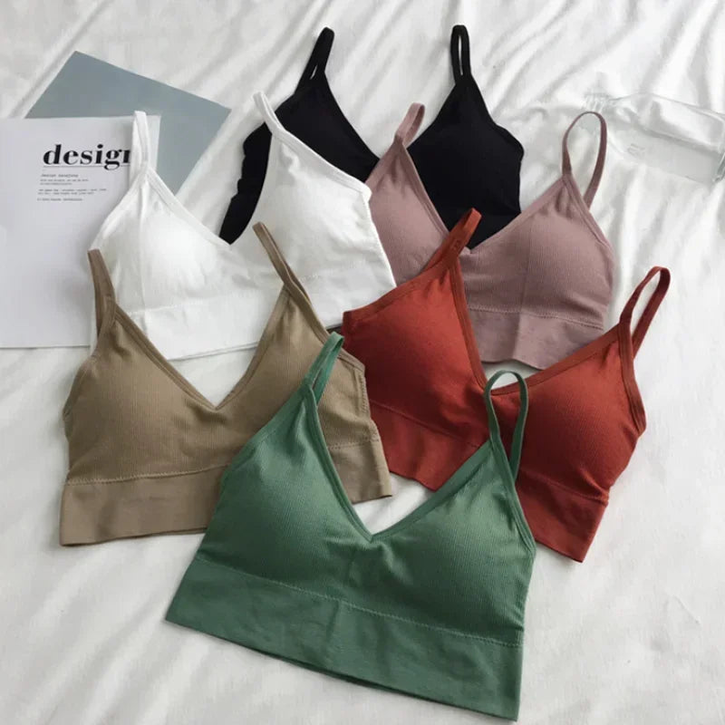 Women Sexy Crop Tops Bra Tube Top Female Streetwear Sleeveless