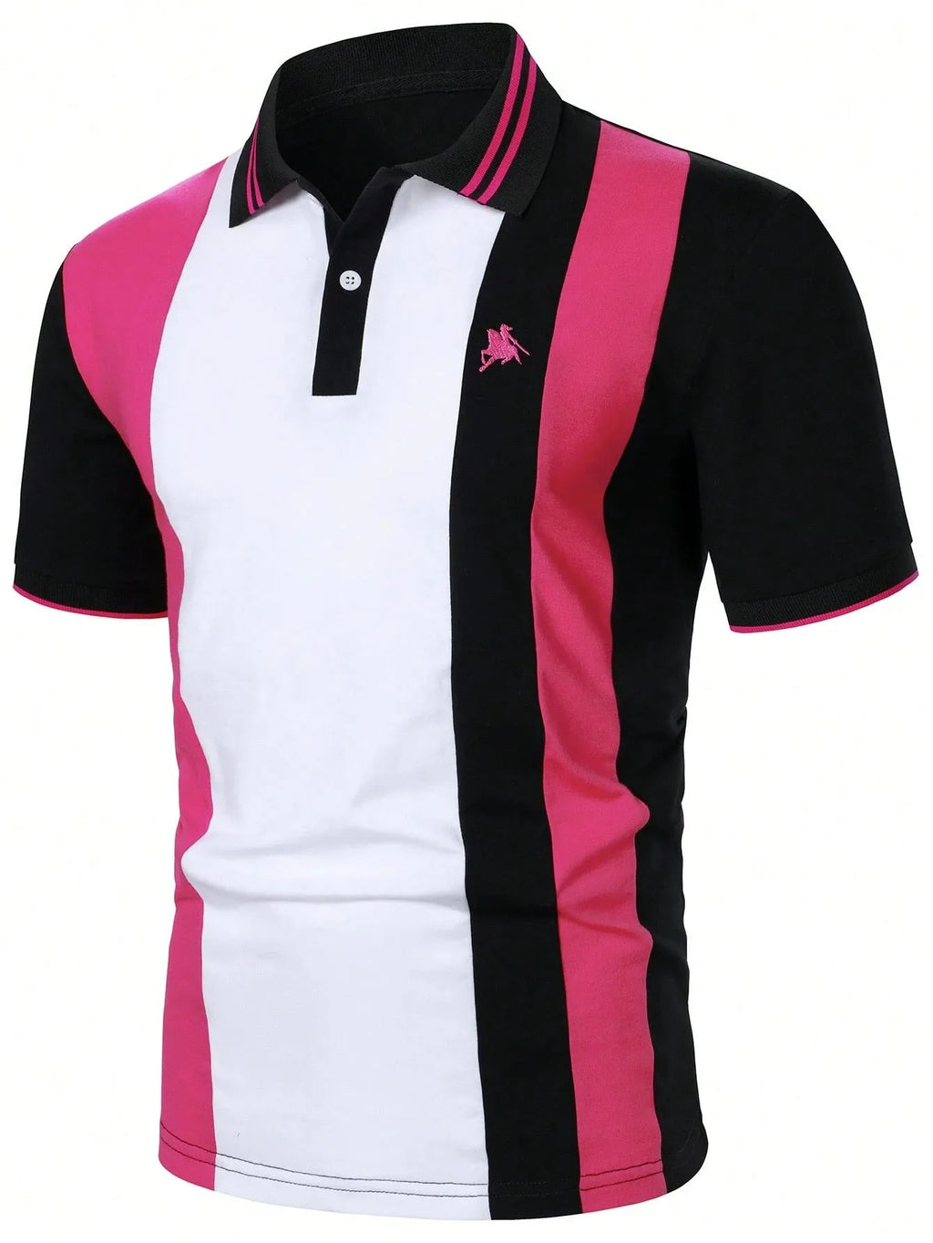 2026 Summer Men's Polo Shirt - 3D Printed Design Breathable