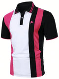2026 Summer Men's Polo Shirt - 3D Printed Design Breathable