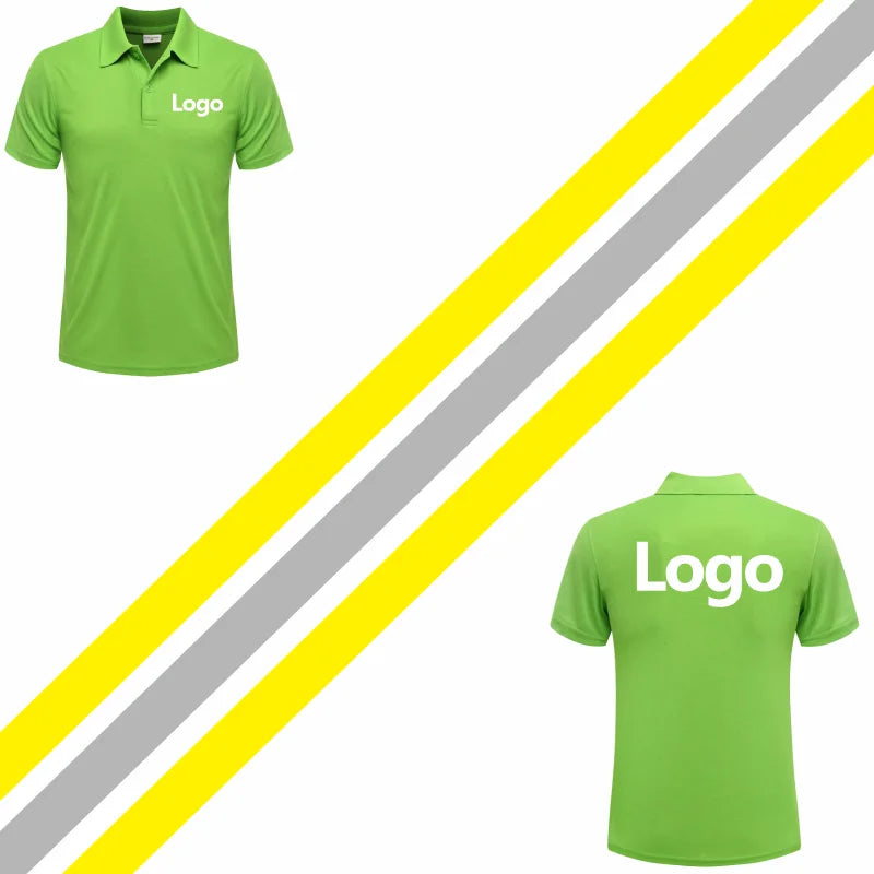 KAISING Summer Causal Polo Shirt Custom Logo Printed Text Picture