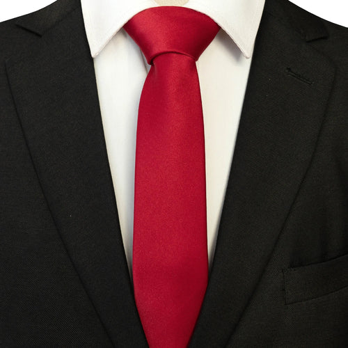 Light Blue 6cm Solid Slim Tie Men Skinny Neck Tie Wedding Grooms
