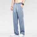 Summer Thin Loose Wide-leg Men Jeans Soft Lyocell Elastic Fashion