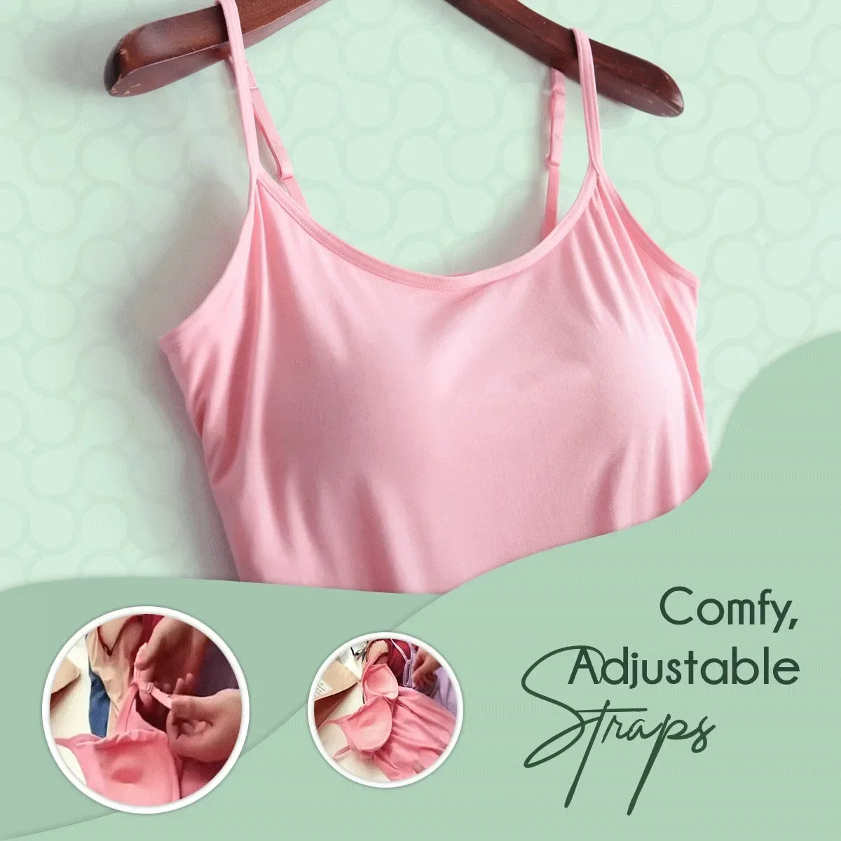 Cami Bra – Women's Camisole With Built In Padded Bra Vest Dropshipping