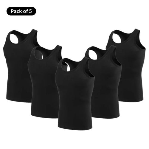 1/3 Pack Four Seasons Men's Cotton Joker Vest Teenagers Simple Fit