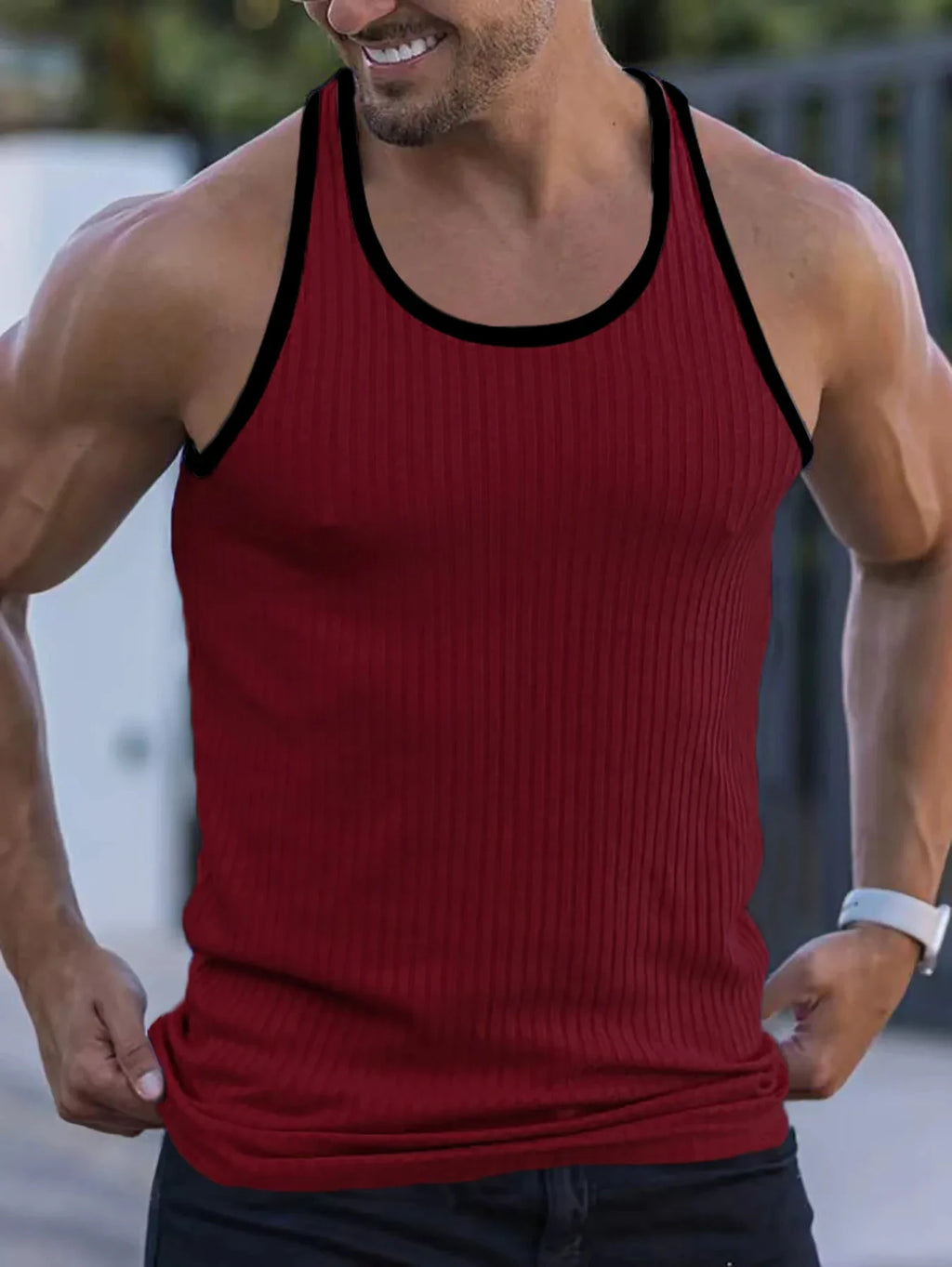 Men's quick drying elastic fitness clothes gym runningslim fit