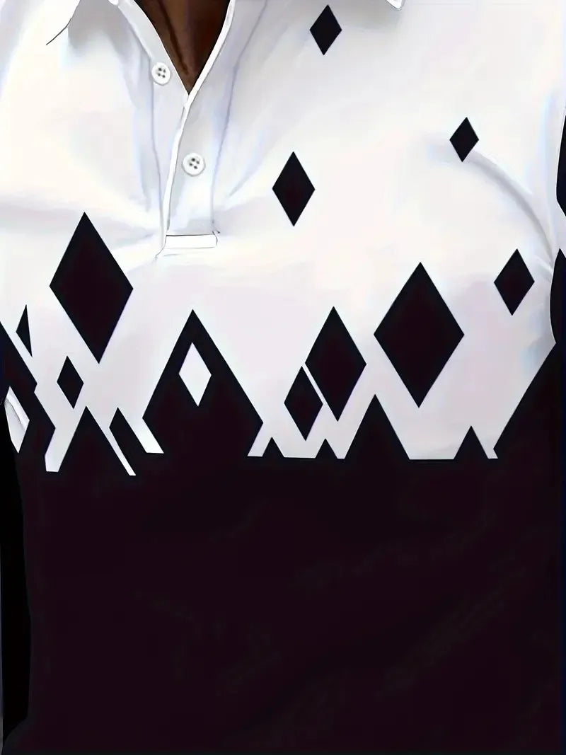 The new men's long-sleeved POLO shirt for Spring and Autumn 2025 is